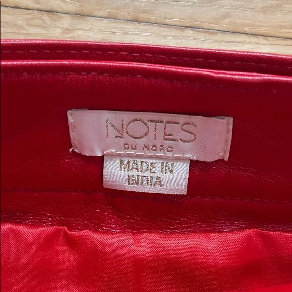 Red Leather Mini Skirt size 34 (XS/S) - Picture 6 of 9